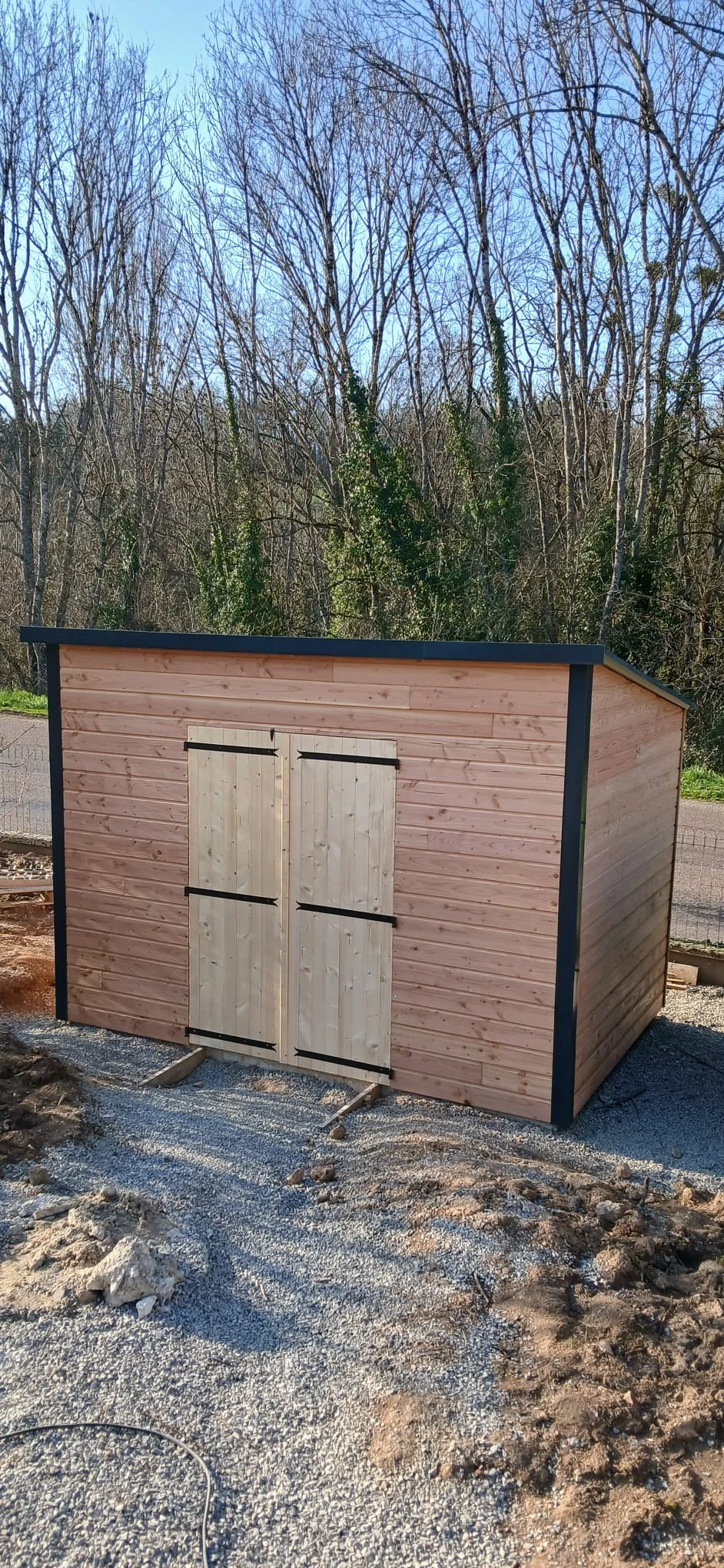 Extension terrasse et carport terminé
